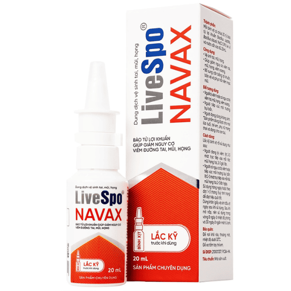 Ra mắt sản phẩm xịt mũi LiveSpo <em>NAVAX</em> mới